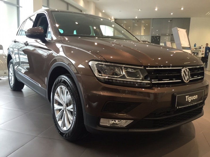 Volkswagen Tiguan 2018 коричневый