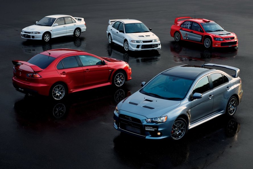 Mitsubishi Evolution поколения