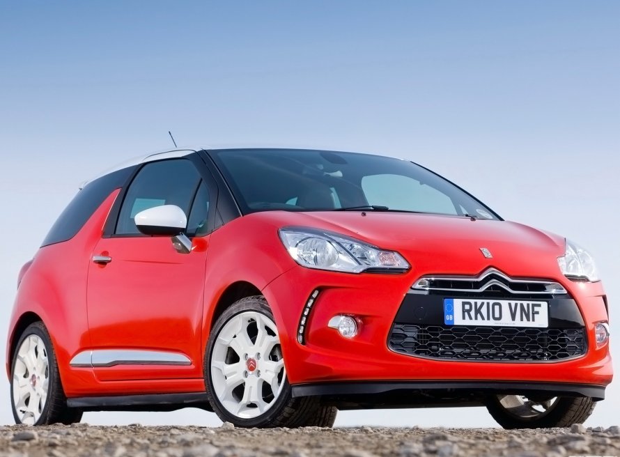 Citroen ds3 красный