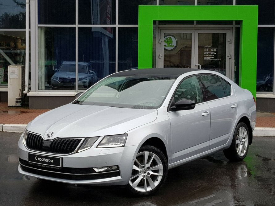 Skoda Octavia a8 белая
