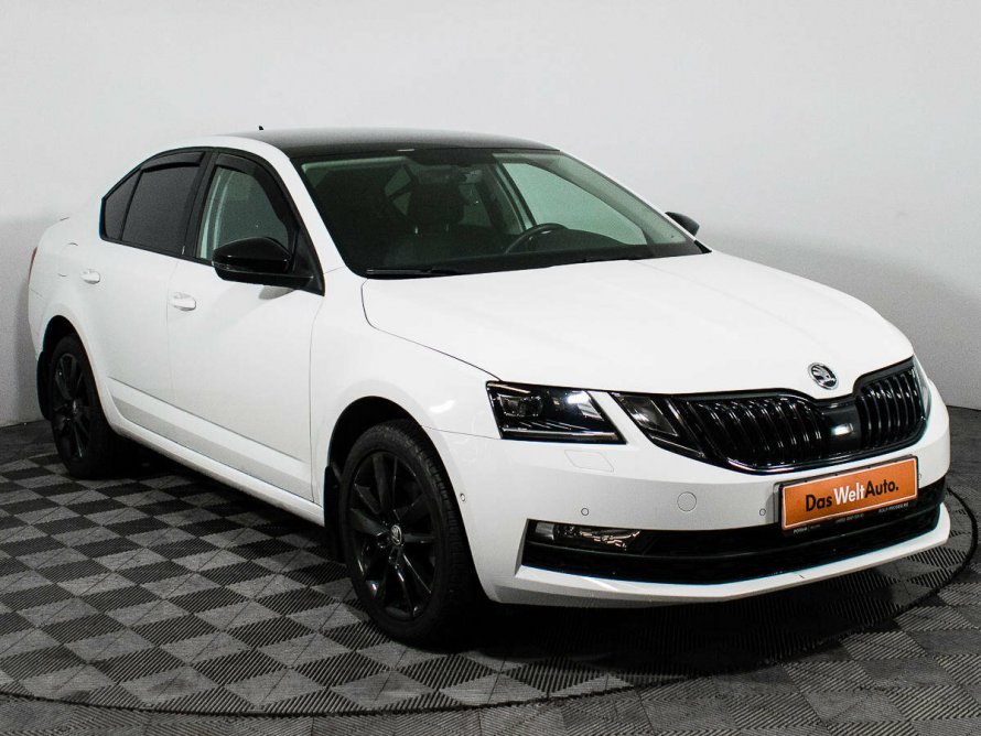 Skoda Octavia 2017 белая