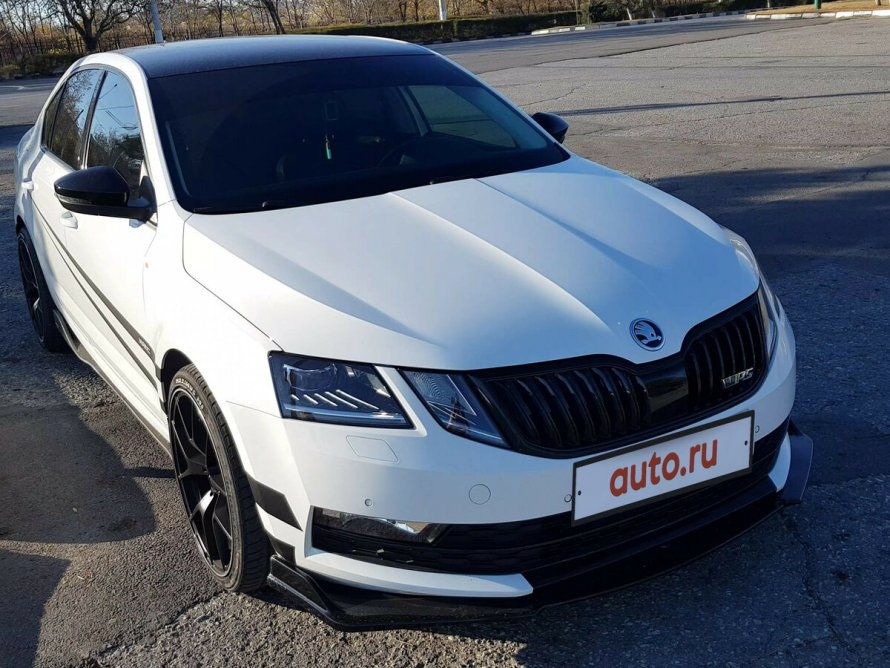Skoda Octavia a7 2017 черная