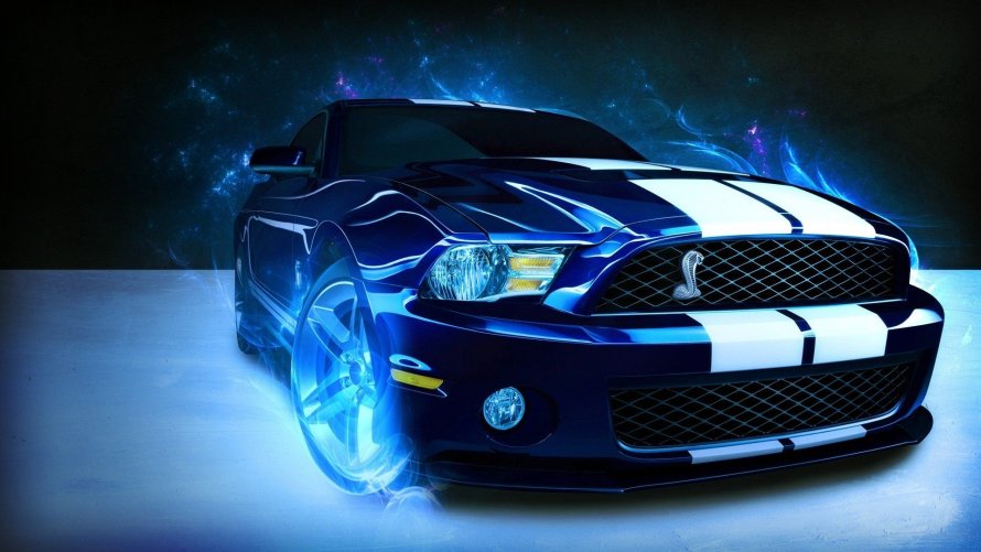 Ford Mustang Shelby gt500 гонка