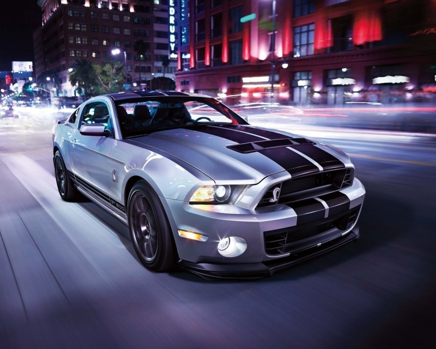 Ford Shelby gt500 Blue