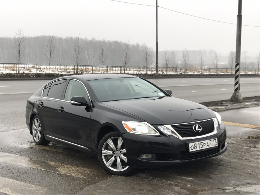 Lexus gs300 2008 черный
