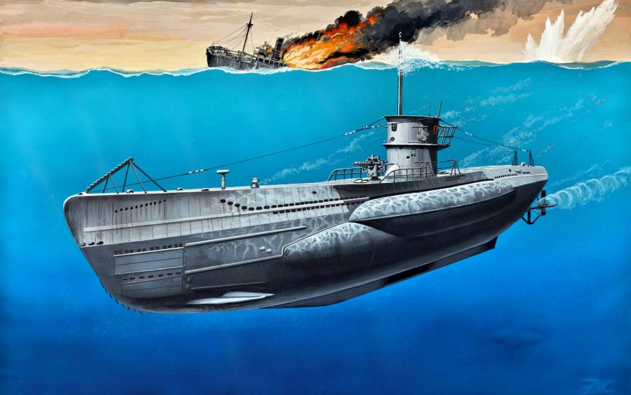 Подводная лодка German u-Boat Type VII C