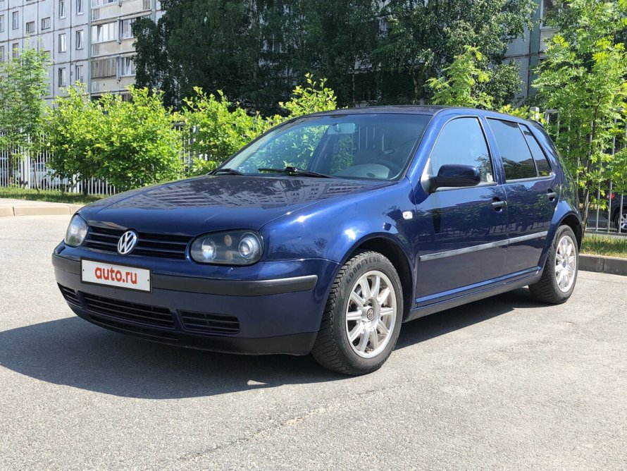 Фольксваген гольф 4 синий
