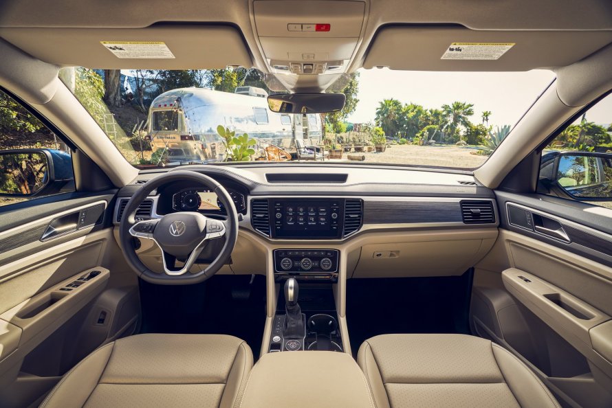 Volkswagen Atlas 2021 интерьер