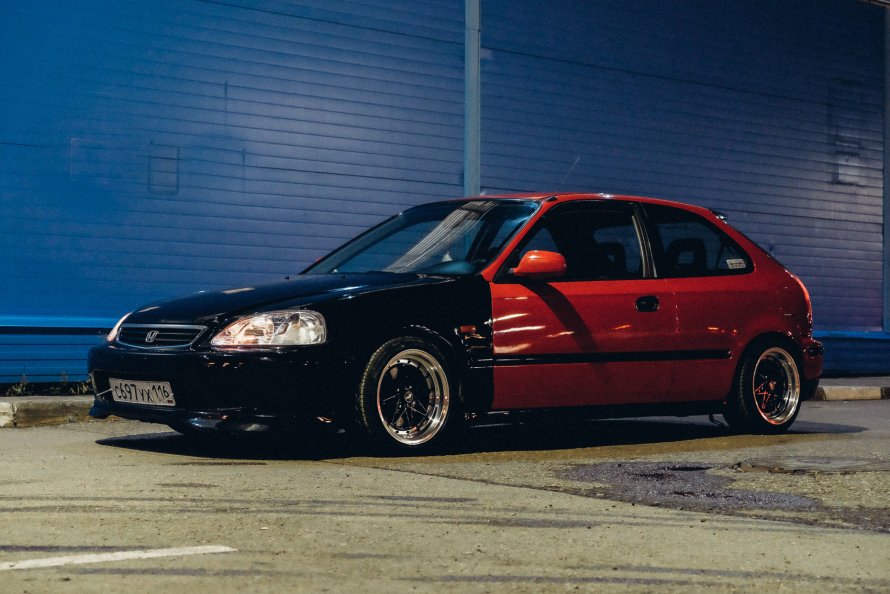 Honda Civic 6 Hatchback Black