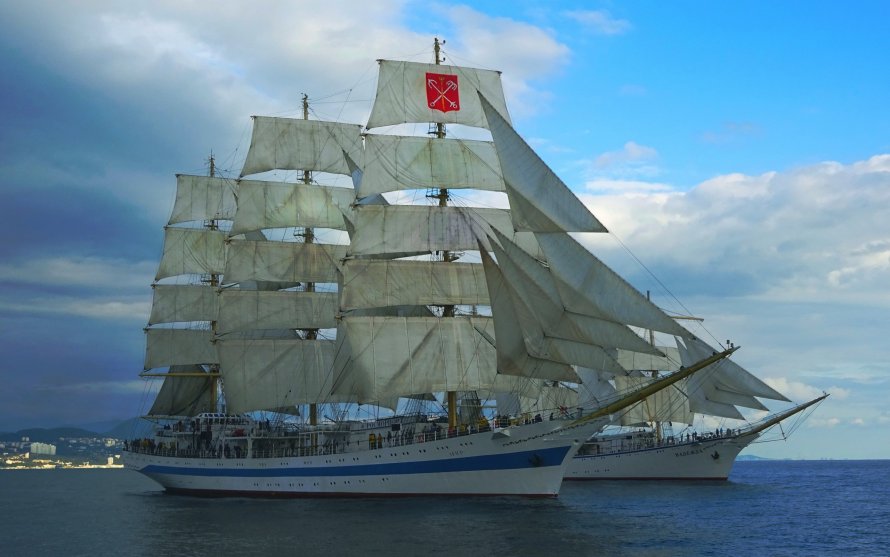Баркентина корабль