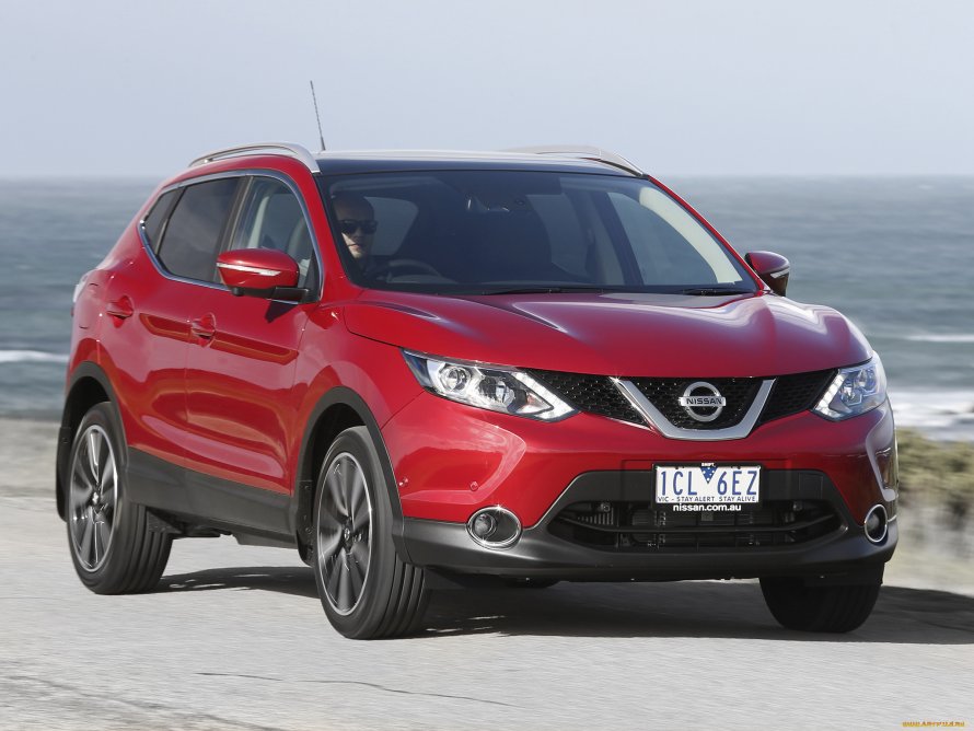 Nissan Qashqai красный 2014