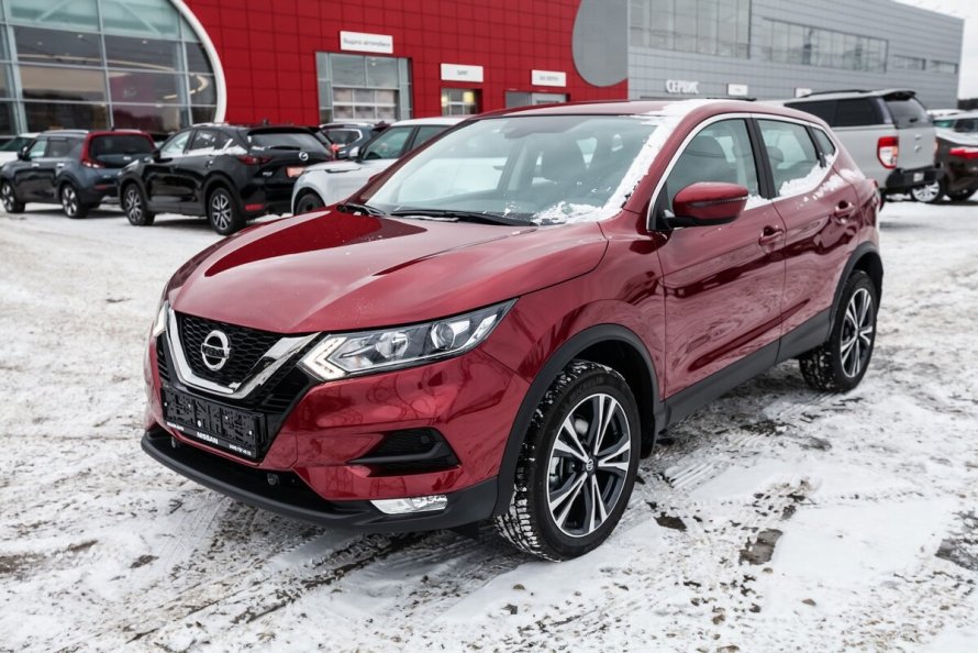 Nissan Qashqai 2019 красный