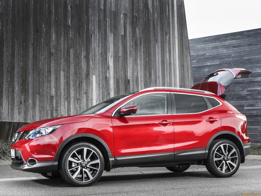 Nissan Qashqai красный металлик