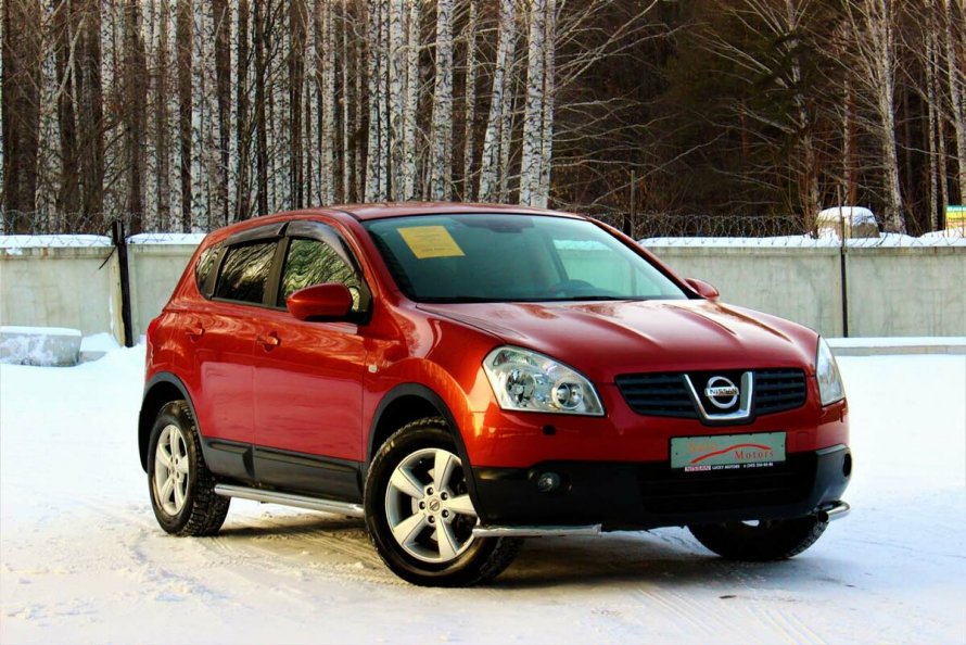 Nissan Qashqai 2007 красный