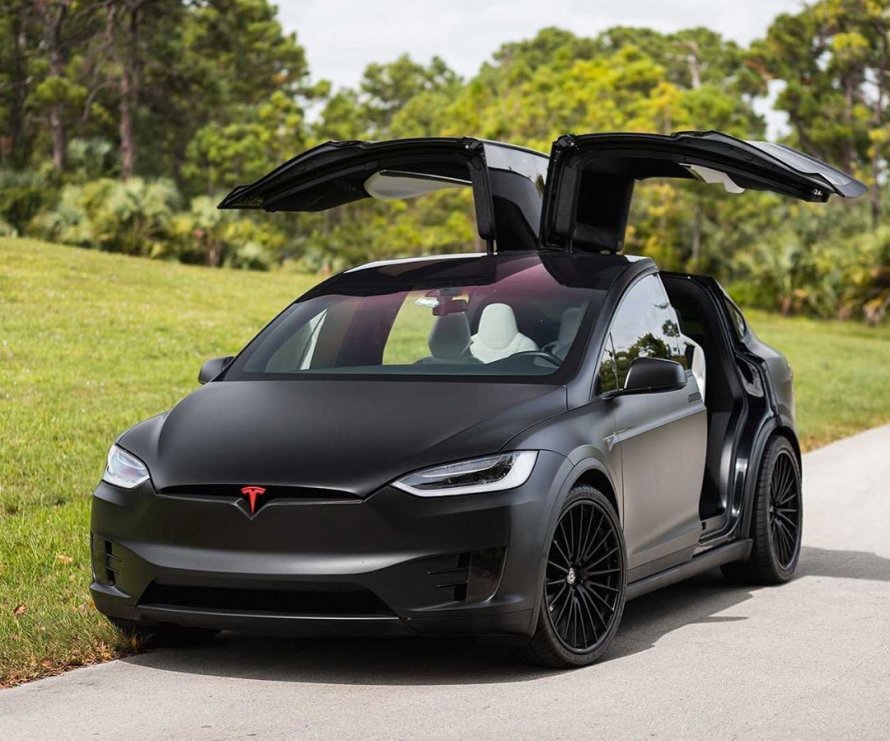 Tesla model x Black Matte