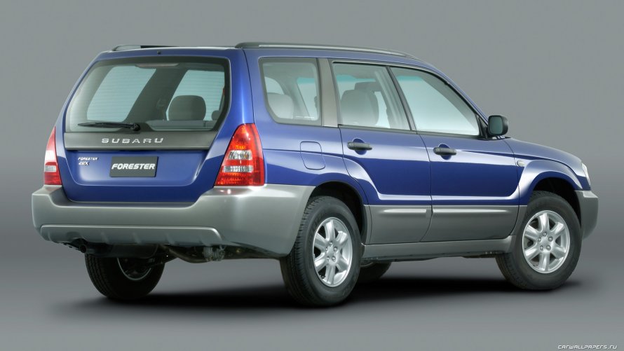 Subaru Forester 2.0 2003 2004 красный