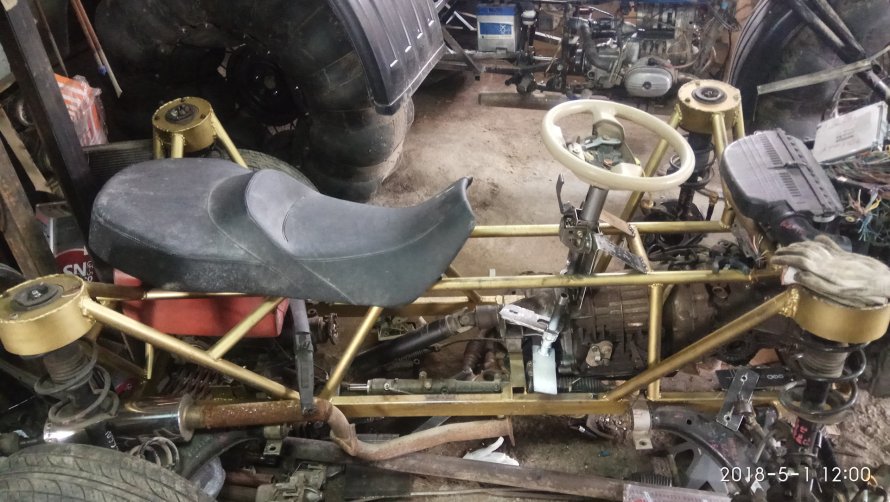 Самодельный квадроцикл из Subaru