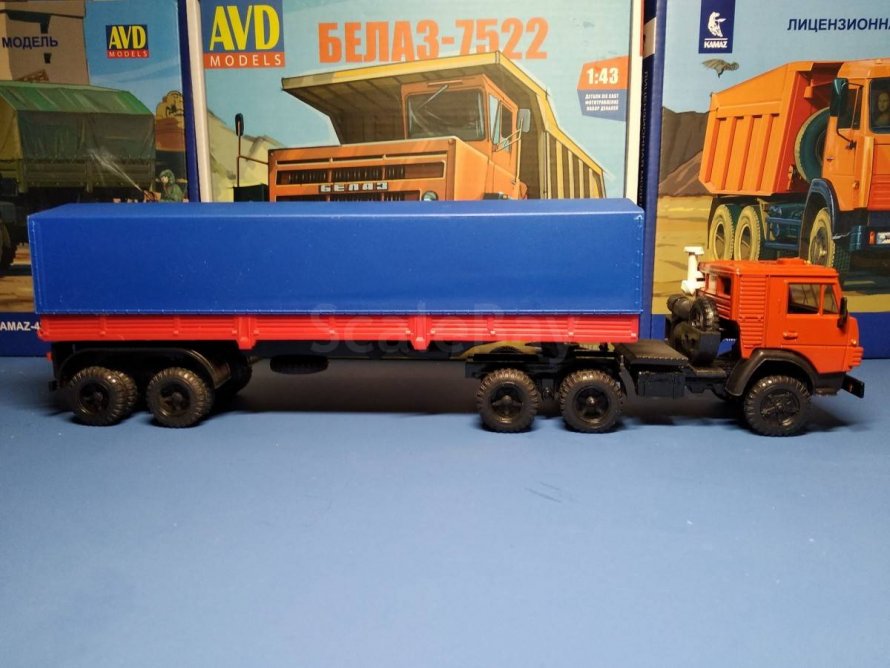 КАМАЗ 5410 С полуприцепом Alka 1/43