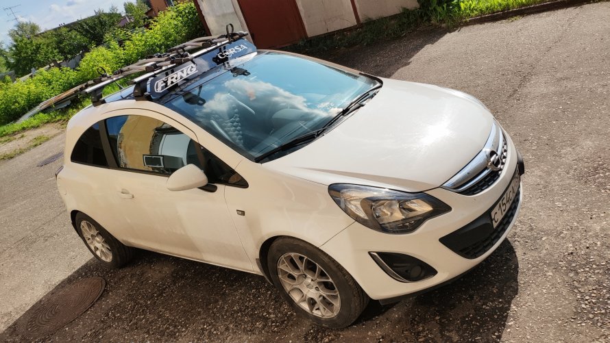 Рейлинги Opel Corsa d