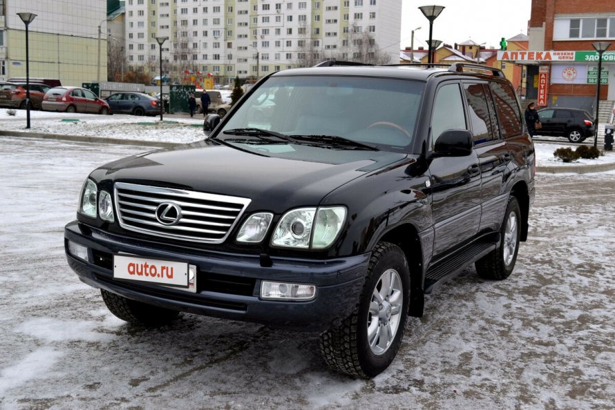 Lexus lx470 белый Tuning