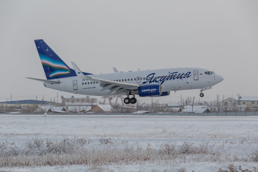 Авиакомпания Якутия Боинг 737-800