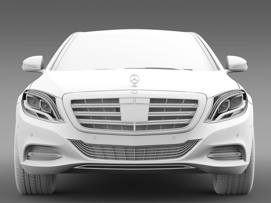 Mercedes-Benz w222 3d model
