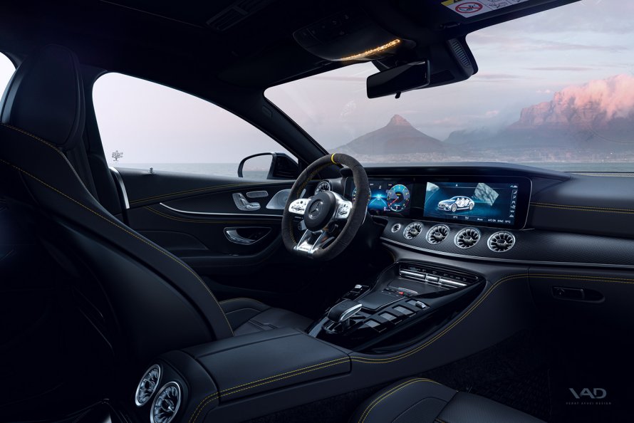 Mercedes Benz AMG gt 63 s салон