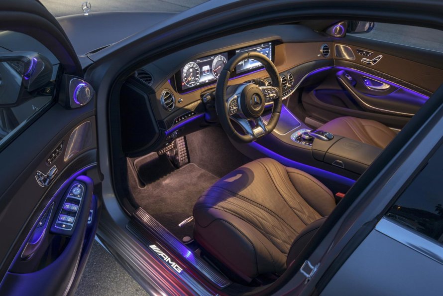 Mercedes Benz s class w222 салон
