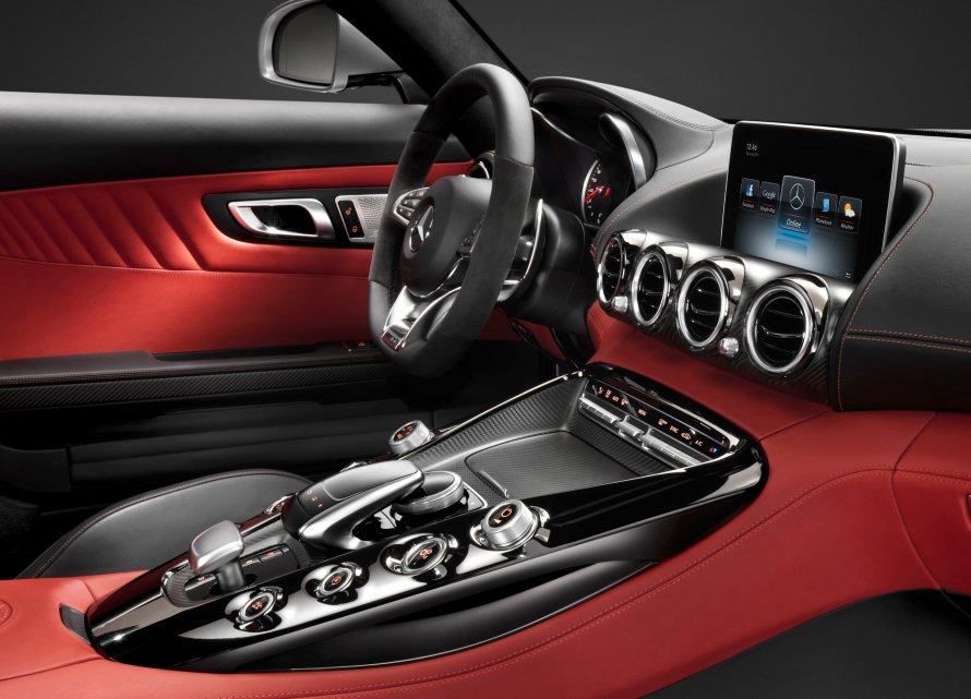 Mercedes Benz AMG gt салон