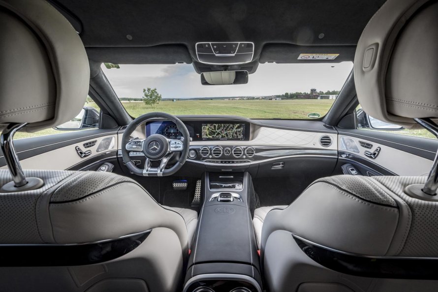 Мерседес Бенц s63 AMG салон