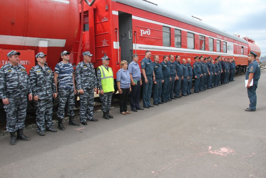 Пожар в Железнодорожном
