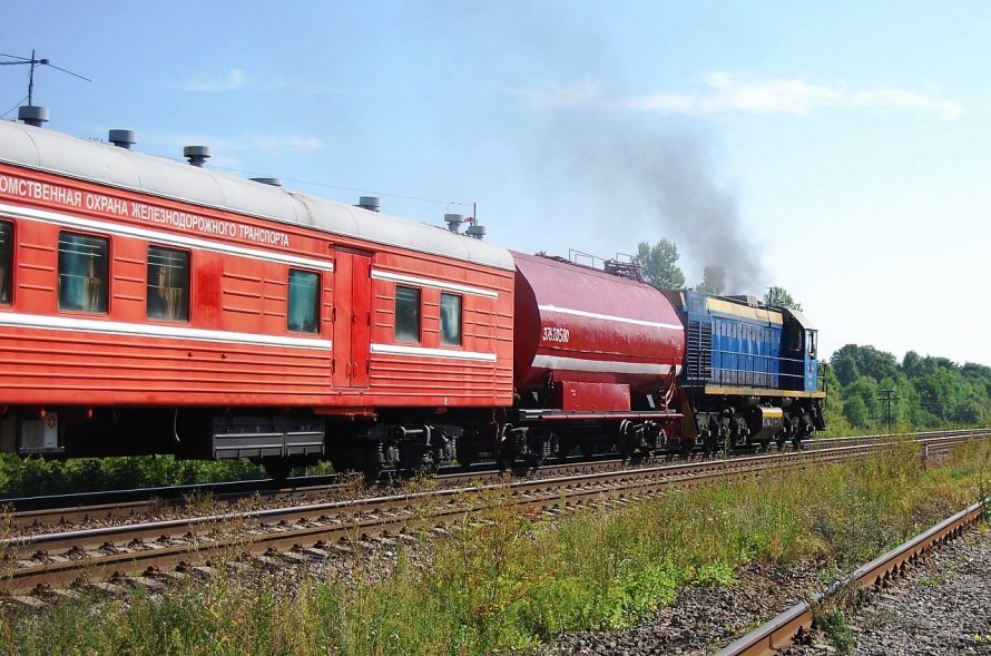 Пожарные вагоны РЖД