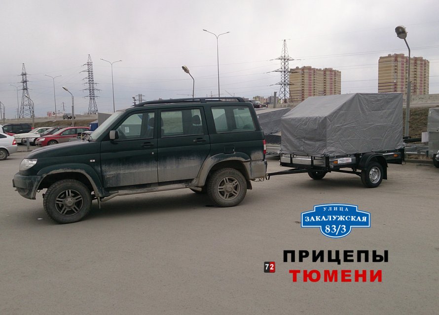 Патриот машина с прицепом