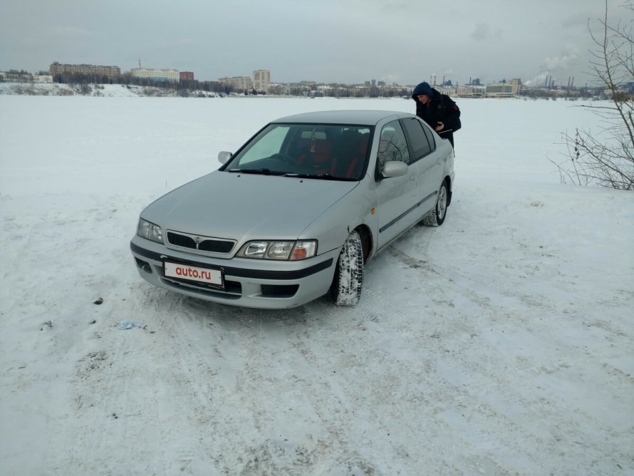 Nissan primera p11 1997 красная
