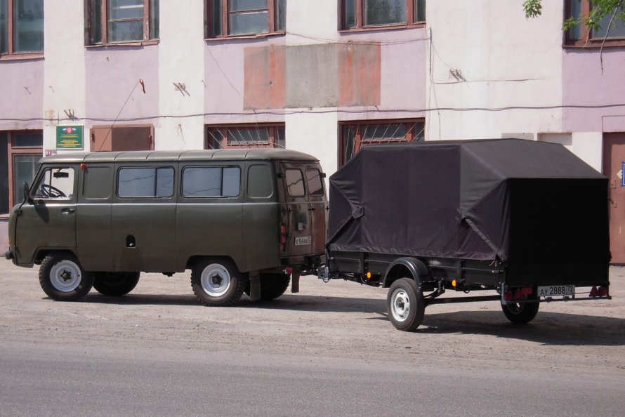 УАЗ 3962 С прицепом