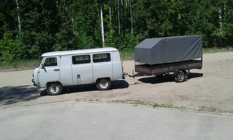 УАЗ 452 С прицепом