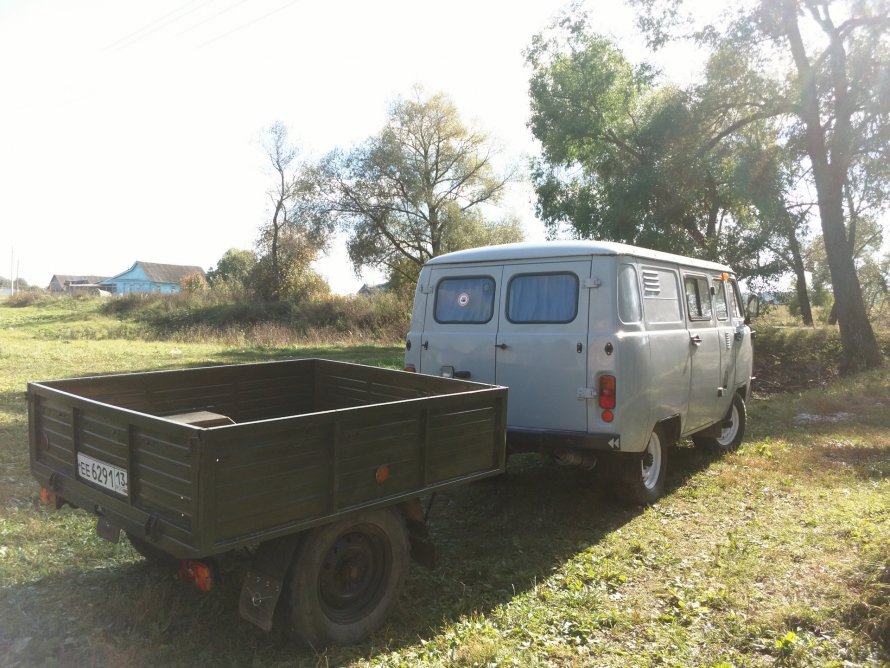 УАЗ 452 С прицепом