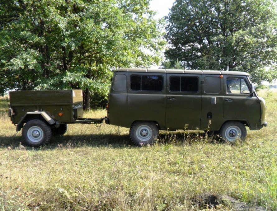 УАЗ 452 С прицепом
