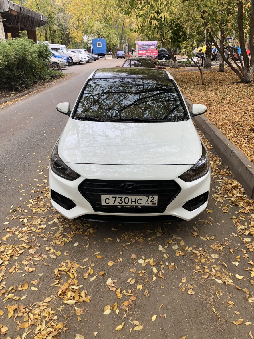 Hyundai Solaris 2018 антихром