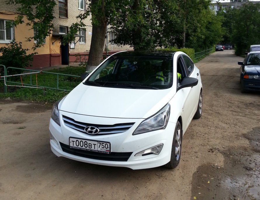 Hyundai Solaris 2015 тонированный