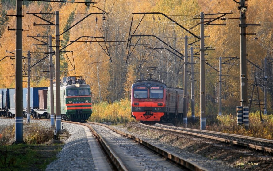 О поездах и железной дороге