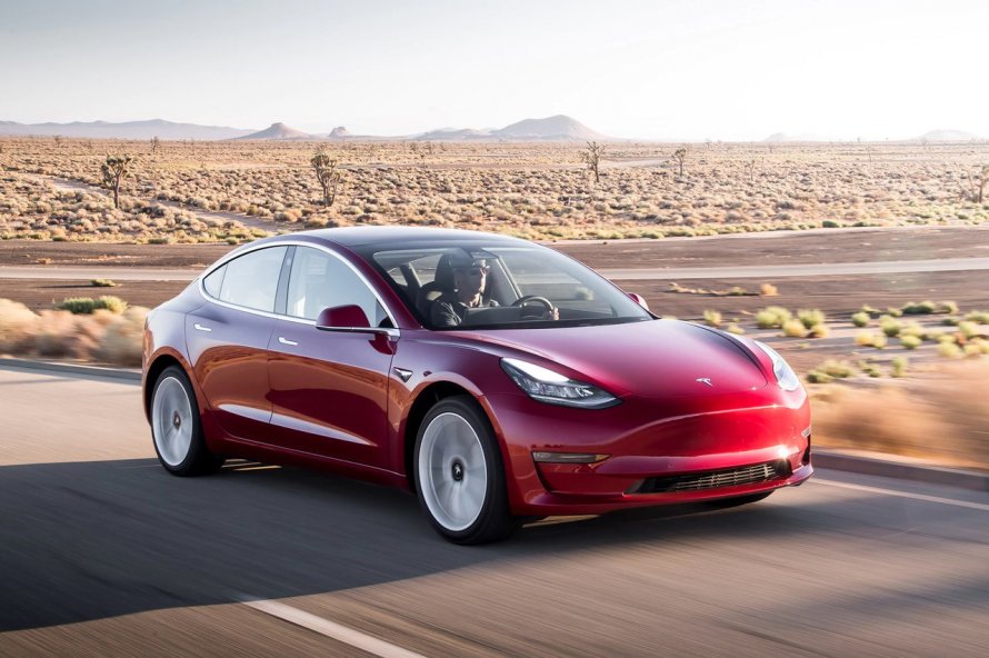Электромобиль Tesla model 3