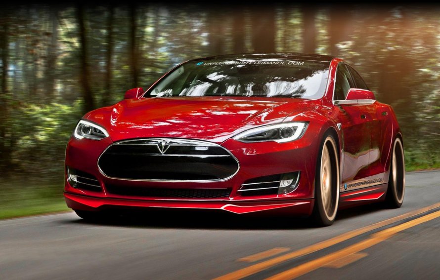Машина Tesla model s