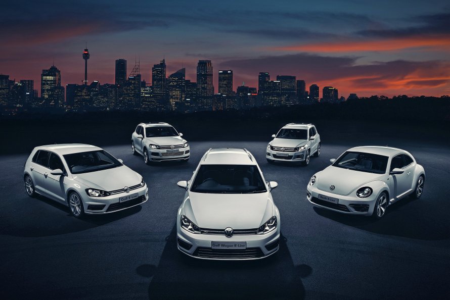 Линейка автомобилей Volkswagen