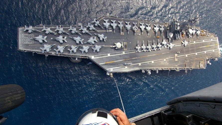 CV-63 Kitty Hawk порт приписки Йокосука Япония