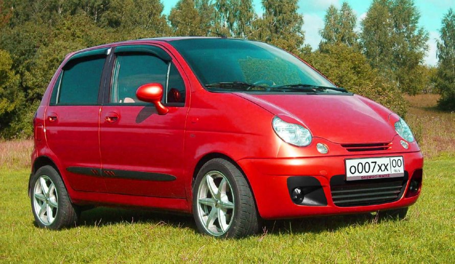 Тюнингованный Daewoo Matiz