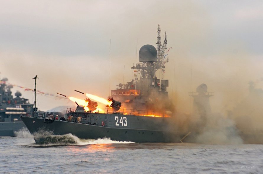 Каспийская флотилия военные учения