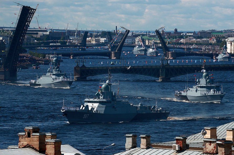 Парад ВМФ В Санкт-Петербурге 2020
