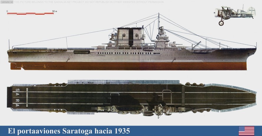 Саратога авианосец 1944