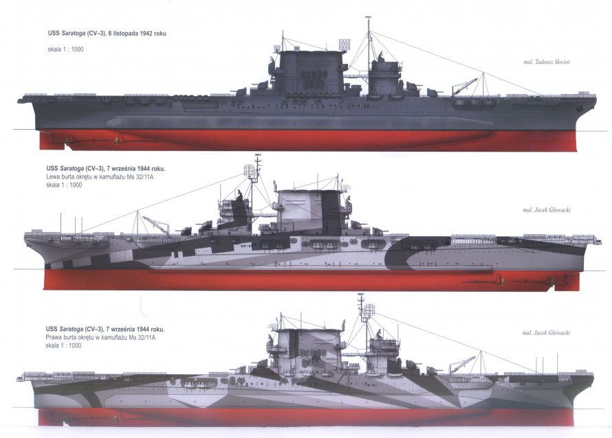 Саратога авианосец 1944